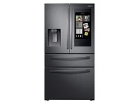 RF28R7551SG/AA | 28 cu. ft. 4-Door French Door Refrigerator with 21.5” Touch Screen Family Hub™ in Black Stainless Steel | Samsung Business US