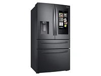 RF28R7551SG/AA | 28 cu. ft. 4-Door French Door Refrigerator with 21.5” Touch Screen Family Hub™ in Black Stainless Steel | Samsung Business US