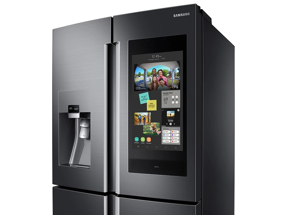 22 cu. ft. Family Hub™ Counter Depth 4-Door Flex™ Refrigerator in Stainless Steel Refrigerator