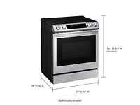 NE63T8911SS/AA | 6.3 cu. ft. Smart Slide-in Induction Range with Smart Dial & Air Fry in Stainless Steel | Samsung Business US