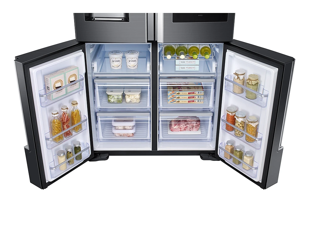 22 cu. ft. Family Hub™ Counter Depth 4-Door Flex™ Refrigerator in Stainless Steel Refrigerator