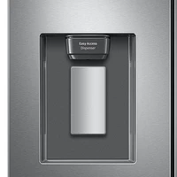 22 cu. ft. Smart 3-Door French Door Refrigerator with External Water Dispenser in Fingerprint Resistant Stainless Steel Refrigerators - RF22A4221SR/AA | Samsung US