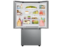 22 cu. ft. Smart 3-Door French Door Refrigerator in Stainless Steel Refrigerators