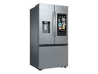 25 cu. ft.  Mega Capacity Counter Depth 3-Door French Door Refrigerator with Family Hub™ in Stainless Steel | Samsung US