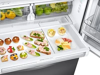 RF28R6301SR/AA | 28 cu. ft. 3-Door French Door, Full Depth Refrigerator with Food Showcase in Stainless Steel | Samsung Business US