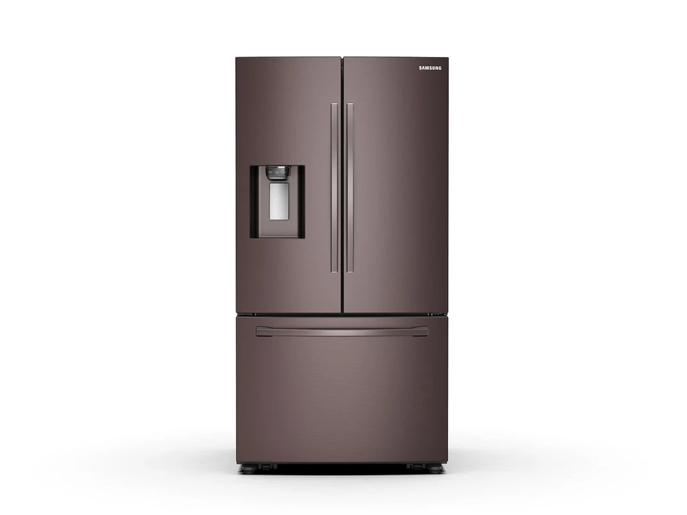 RF23R6201DT/AA | 23 cu. ft. Counter Depth 3-Door French Door Refrigerator with CoolSelect Pantry™ in Tuscan Stainless Steel | Samsung Business US