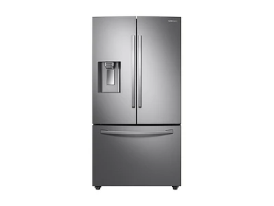 RF23R6301SR/AA | 23 cu. ft. Counter Depth 3-Door French Door Food Showcase Refrigerator in Stainless Steel | Samsung Business US