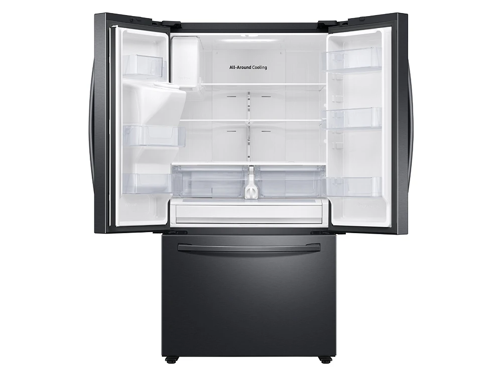 Stainless Steel 27 cu. ft. 3-Door French Door Fridge w/ Ice Dispenser | Samsung US