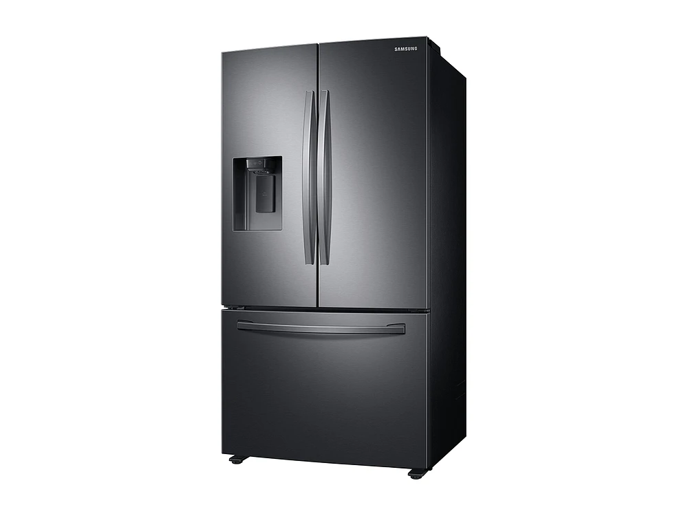 27 cu. ft. Large Capacity 3-Door French Door Refrigerator with Dual Ice Maker in Stainless Steel Refrigerators