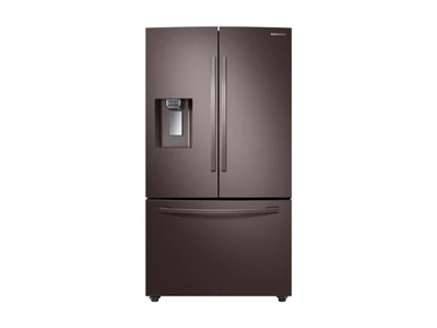 RF28R6201DT/AA | 28 cu. ft. 3-Door French Door Full Depth Refrigerator with CoolSelect Pantry™ in Tuscan Stainless Steel | Samsung Business US