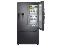 RF28R6301SG/AA | 28 cu. ft. 3-Door French Door, Full Depth Refrigerator with Food Showcase in Black Stainless Steel | Samsung Business US