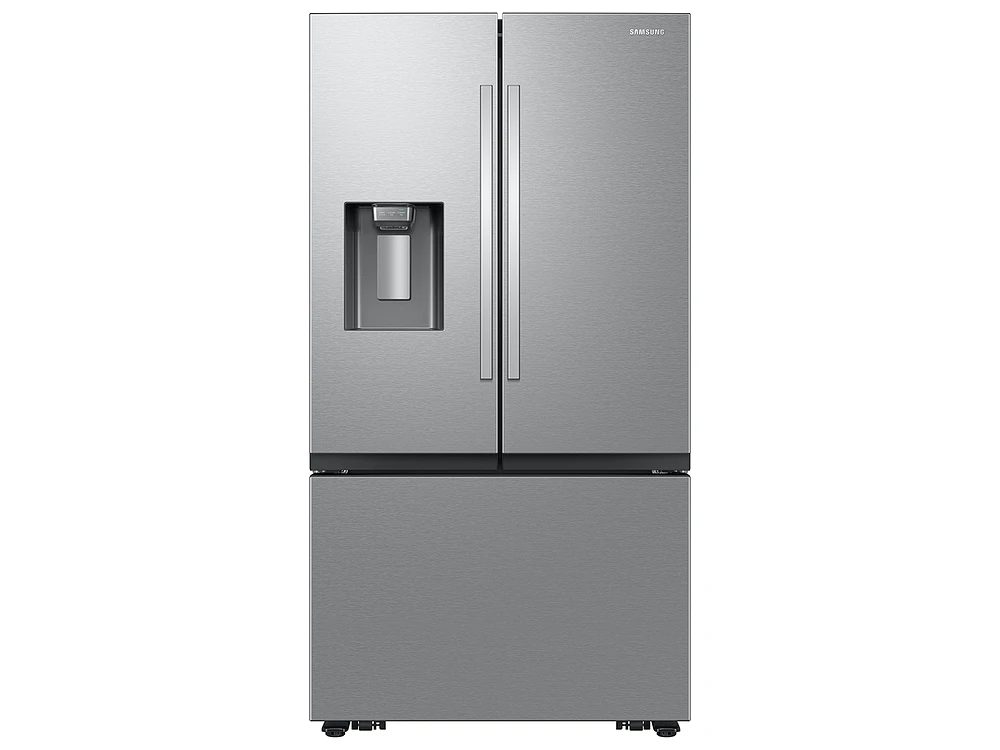 26 cu. ft. Mega Capacity Counter Depth 3-Door French Door Refrigerator with Four Types of Ice in Stainless Steel | Samsung US