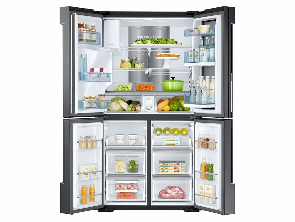 Black Stainless Steel 28 cu. ft. Food Showcase 4-Door Fridge | Samsung US