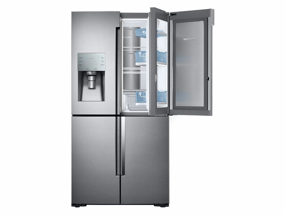 Stainless Steel 28 cu. ft. Food Showcase 4-Door Fridge | Samsung US