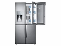 Stainless Steel 28 cu. ft. Food Showcase 4-Door Fridge | Samsung US