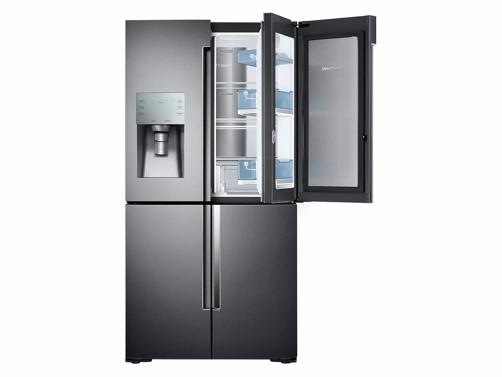 Black Stainless Steel 28 cu. ft. Food Showcase 4-Door Fridge | Samsung US