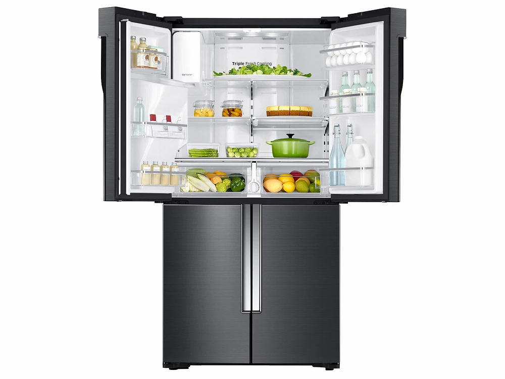 23 cu. ft. Counter Depth 4-Door Flex™ Refrigerator with FlexZone™ in Stainless Steel Refrigerator