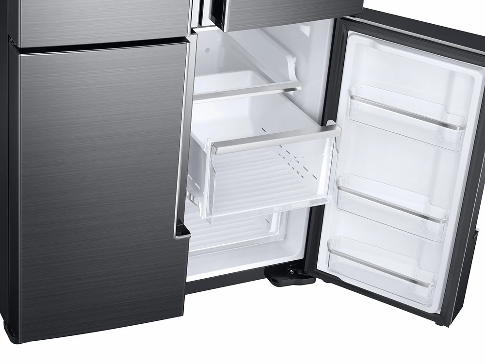 Black Stainless Steel 28 cu. ft. 4-Door Flex Fridge with FlexZone | Samsung US