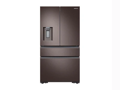 RF23M8070DT/AA | 23 cu. ft. Counter Depth 4-Door French Door Refrigerator in Tuscan Stainless Steel | Samsung Business US