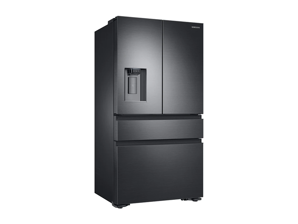 RF23M8070SG/AA | 23 cu. ft. Counter Depth 4-Door French Door Refrigerator in Black Stainless Steel | Samsung Business US