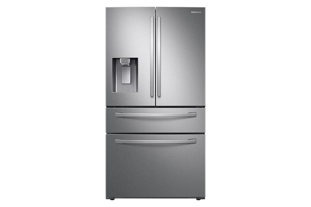 23 cu. ft. Counter Depth 4-Door French Door Refrigerator with FlexZone™ Drawer in Stainless Steel Refrigerator - RF24R7201SR/AA | Samsung US