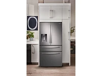 23 cu. ft. Counter Depth 4-Door French Door Refrigerator with FlexZone™ Drawer in Stainless Steel Refrigerator - RF24R7201SR/AA | Samsung US