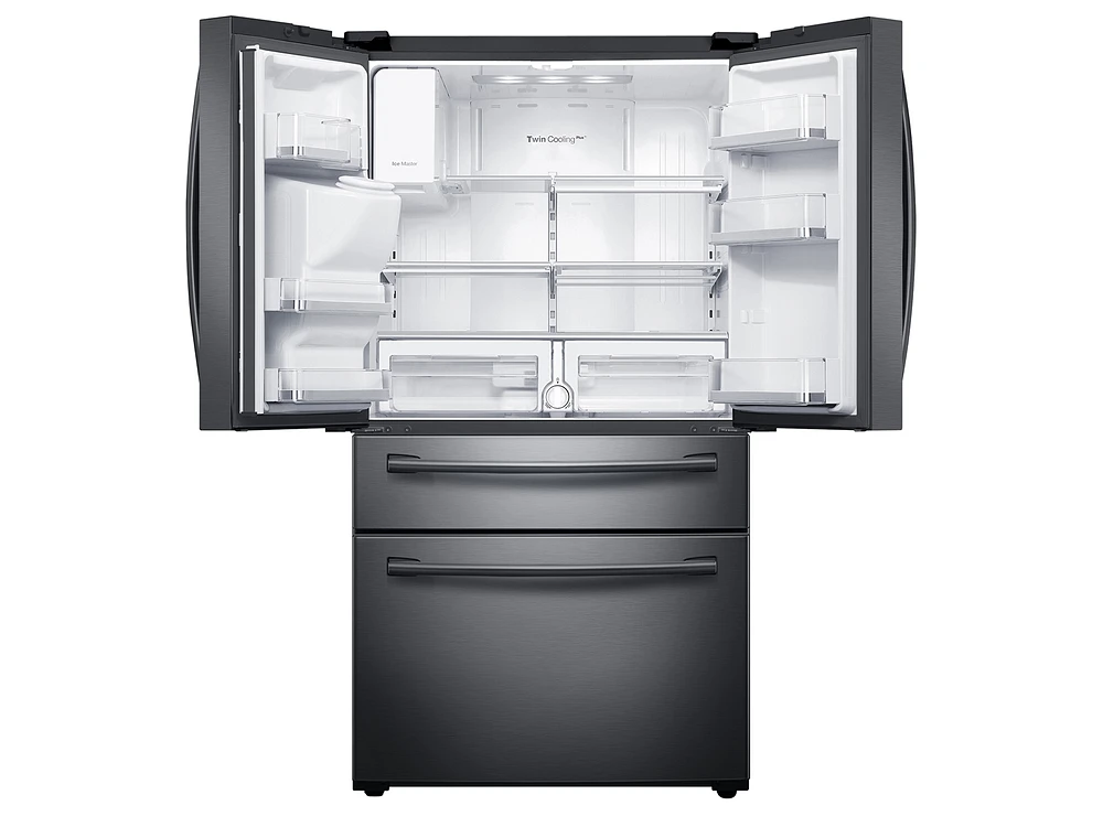 28 cu. ft. 4-Door French Door Refrigerator in Black Stainless Steel Refrigerator - RF28HMEDBSG/AA | Samsung US