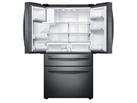 28 cu. ft. 4-Door French Door Refrigerator in Black Stainless Steel Refrigerator - RF28HMEDBSG/AA | Samsung US