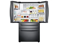 28 cu. ft. 4-Door French Door Refrigerator in Black Stainless Steel Refrigerator - RF28HMEDBSG/AA | Samsung US