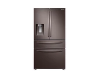 RF28R7201DT/AA | 28 cu. ft. 4-Door French Door Refrigerator with FlexZone™ Drawer in Tuscan Stainless Steel | Samsung Business US