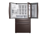 RF22R7351DT/AA | 22 cu. ft.  Food Showcase Counter Depth 4-Door French Door Refrigerator in Tuscan Stainless Steel | Samsung Business US