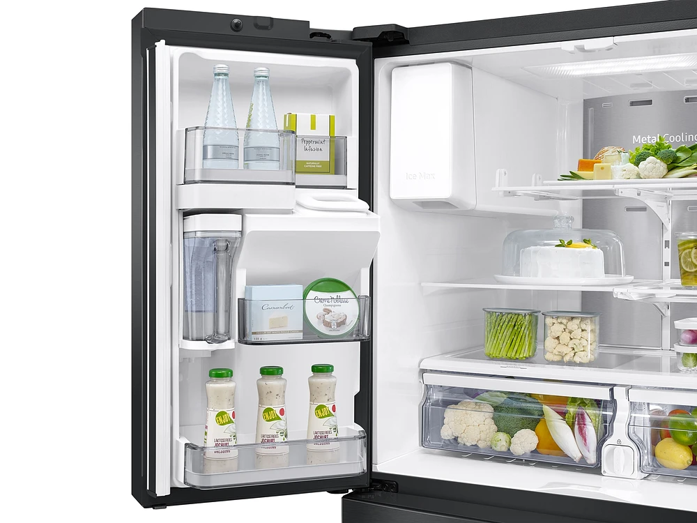 28 cu. ft. Food Showcase 4-Door French Door Refrigerator in Stainless Steel Refrigerator