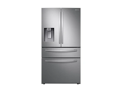 RF22R7351SR/AA | 22 cu. ft.  Food Showcase Counter Depth 4-Door French Door Refrigerator in Stainless Steel | Samsung Business US