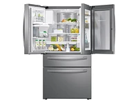 RF22R7351SR/AA | 22 cu. ft.  Food Showcase Counter Depth 4-Door French Door Refrigerator in Stainless Steel | Samsung Business US