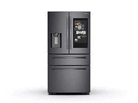 RF28R7551SG/AA | 28 cu. ft. 4-Door French Door Refrigerator with 21.5” Touch Screen Family Hub™ in Black Stainless Steel | Samsung Business US