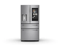 RF28R7551SR/AA | 28 cu. ft. 4-Door French Door Refrigerator with 21.5” Touch Screen Family Hub™ in Stainless Steel | Samsung Business US