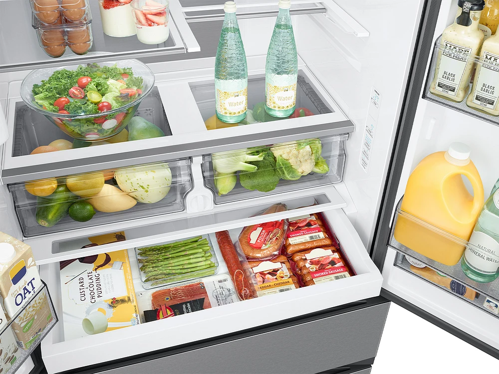 cu. ft. Mega Capacity Counter Depth -Door French Door Refrigerator with Four Types of Ice in Stainless Steel | Samsung Business US