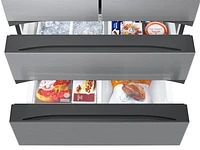 cu. ft. Mega Capacity Counter Depth -Door French Door Refrigerator with Four Types of Ice in Stainless Steel | Samsung Business US