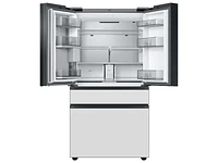 Bespoke 4-Door French Door Refrigerator (29 cu. ft.) with Family Hub™ in White Glass | Samsung Business US