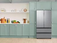 Samsung 31 cu. ft. Mega Capacity 4-Door French Door Refrigerator with Dual Auto Ice Maker in Stainless Steel