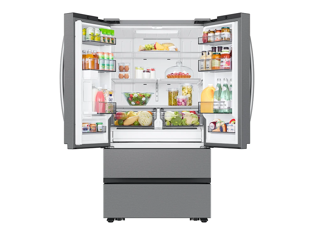 Samsung 31 cu. ft. Mega Capacity 4-Door French Door Refrigerator with Dual Auto Ice Maker in Stainless Steel