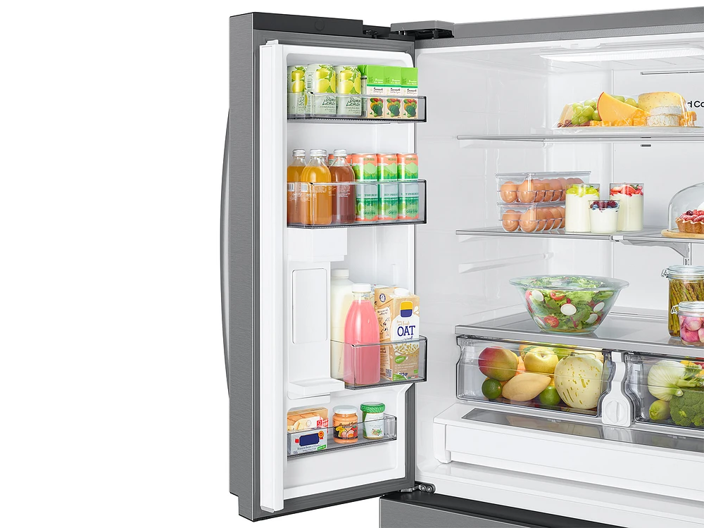 Samsung 31 cu. ft. Mega Capacity 4-Door French Door Refrigerator with Dual Auto Ice Maker in Stainless Steel