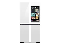 Bespoke 4-Door Flex™ Refrigerator (29 cu. ft.) with AI Family Hub™+ and AI Vision Inside™ in White Glass | Samsung US