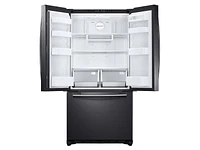 18 cu. ft. Counter Depth French Door Refrigerator in Black Stainless Steel Refrigerator - RF18HFENBSG/US | Samsung US