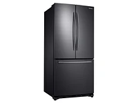 18 cu. ft. Counter Depth French Door Refrigerator in Black Stainless Steel Refrigerator - RF18HFENBSG/US | Samsung US