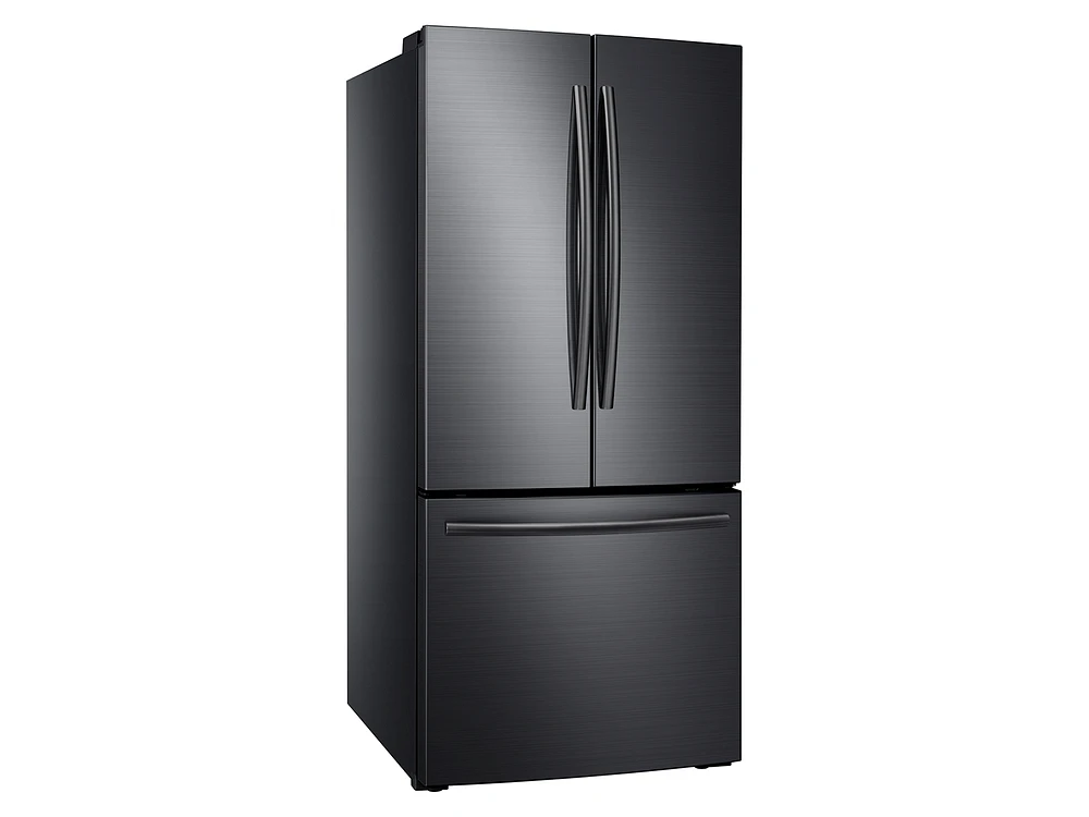 RF220NCTASG/AA | 22 cu. ft. French Door Refrigerator in Black Stainless Steel | Samsung Business US