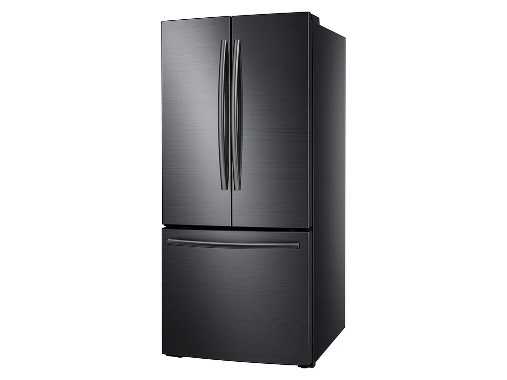 RF220NCTASG/AA | 22 cu. ft. French Door Refrigerator in Black Stainless Steel | Samsung Business US