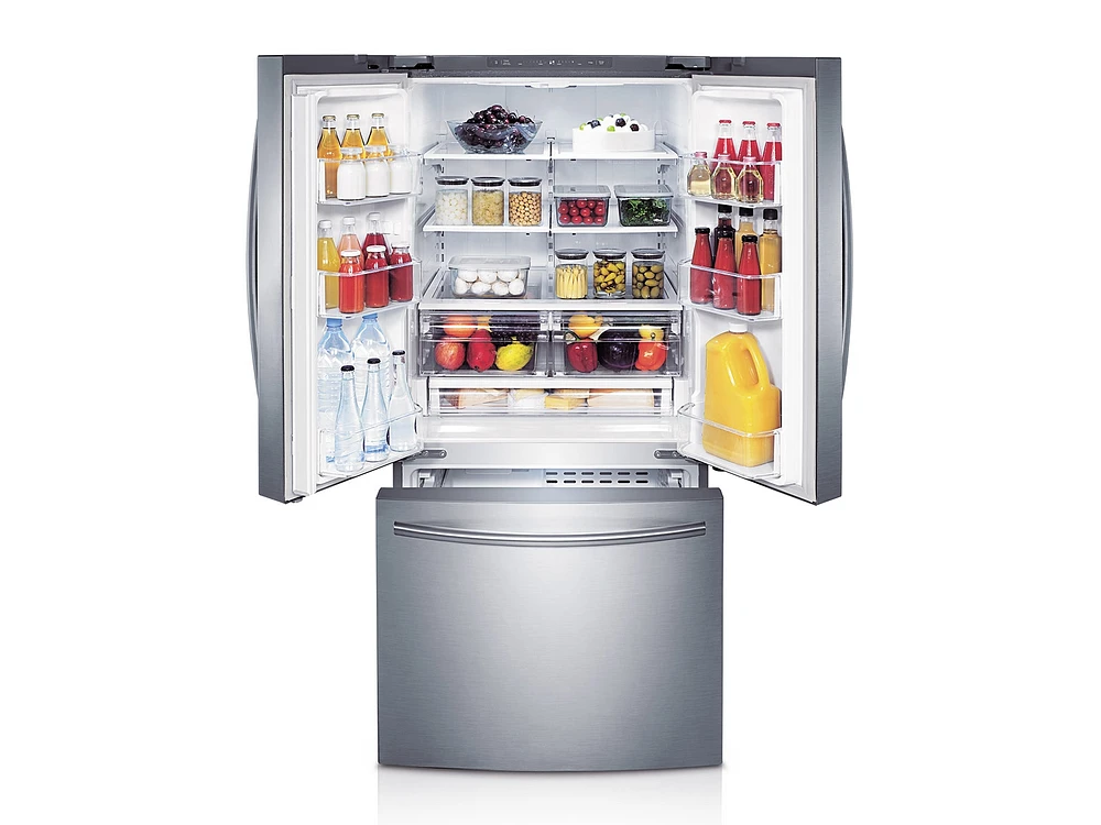 RF220NCTASR/AA | 22 cu. ft. French Door Refrigerator in Stainless Steel | Samsung Business US