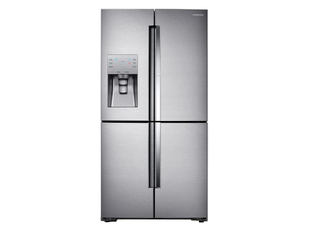 22 cu. ft. Food Showcase Counter Depth 4-Door Flex™ Refrigerator with FlexZone™ in Stainless Steel Refrigerator - RF22K9381SR/AA | Samsung US