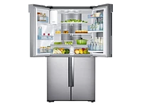 22 cu. ft. Food Showcase Counter Depth 4-Door Flex™ Refrigerator with FlexZone™ in Stainless Steel Refrigerator - RF22K9381SR/AA | Samsung US